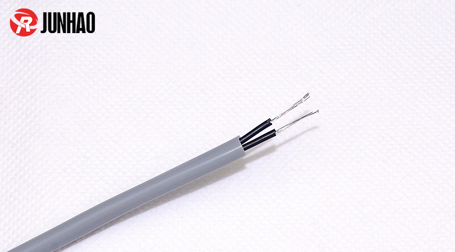灰色2芯0.2平方24awg耐高溫硅膠電纜線產品圖