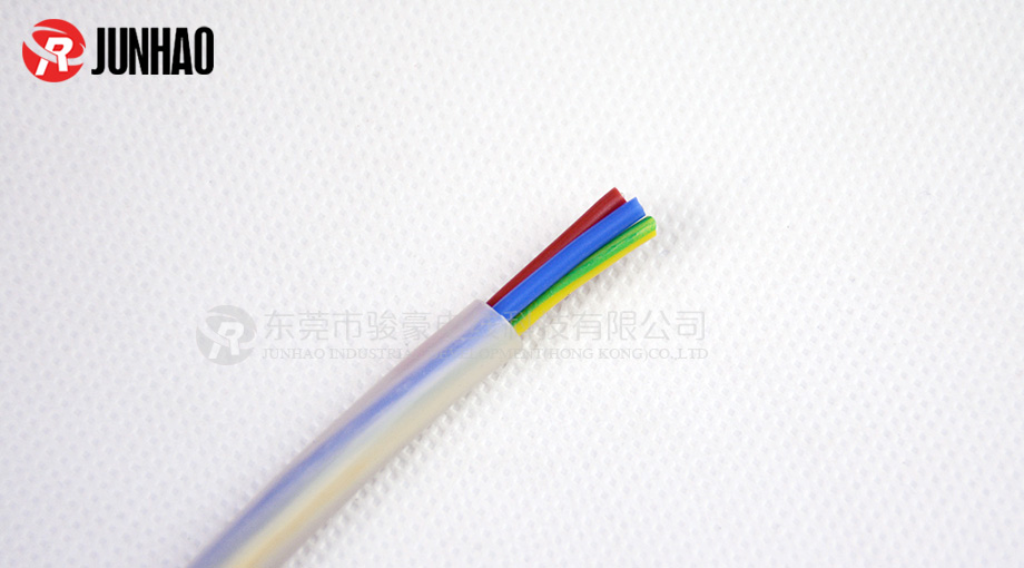 3芯0.75平方透明耐高溫硅膠線三芯硅膠電源線產品圖
